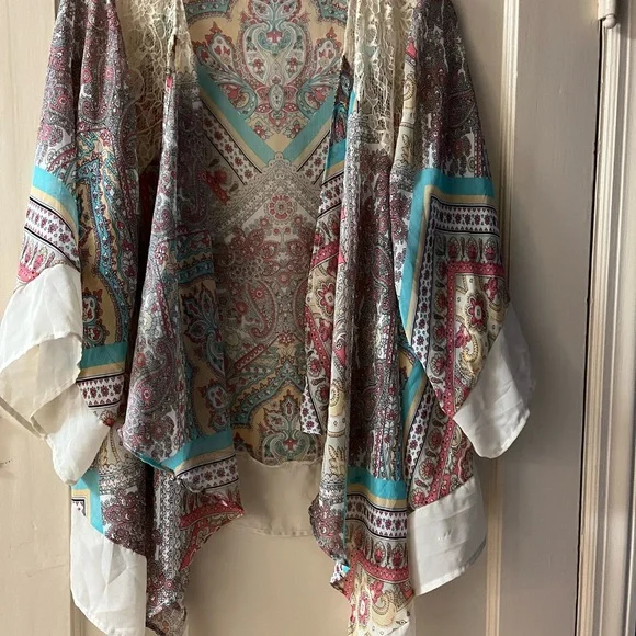 Dress Barn Multicolor Paisley Blouse - Picture 1 of 10